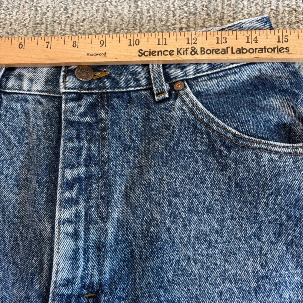 Lee Riders Jeans Women 30 Blue‎ Acid Wash High Waisted Tapered Leg Vintage 90s